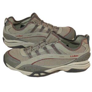 L.L. Bean Trail Model 4 Ventilated‎ Hiking Shoes Green Mens Size 11 Wide Width